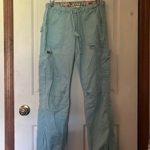 Blue XS Koi scrub pants